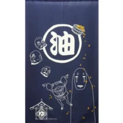 Maison Ghibli Aburaya Blue Curtains - Spirited Away Hot
