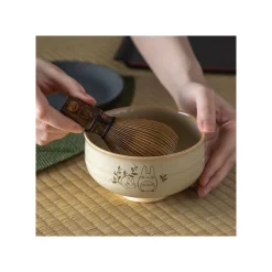 Maison Ghibli Akahada-Yaki Matcha Tea Bowl & Whisk - My Neighbor Totoro Clearance