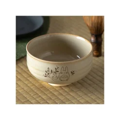 Maison Ghibli Akahada-Yaki Matcha Tea Bowl & Whisk - My Neighbor Totoro Clearance