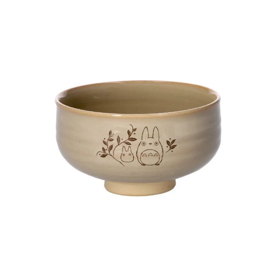 Maison Ghibli Akahada-Yaki Matcha Tea Bowl & Whisk - My Neighbor Totoro Clearance