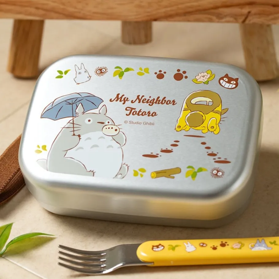 Maison Ghibli Aluminum Bento Totoro & Catbus - My Neighbor Totoro Sale