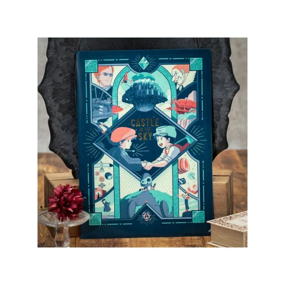 Maison Ghibli Art Deco Clear Folder A4 - Castle In The Sky