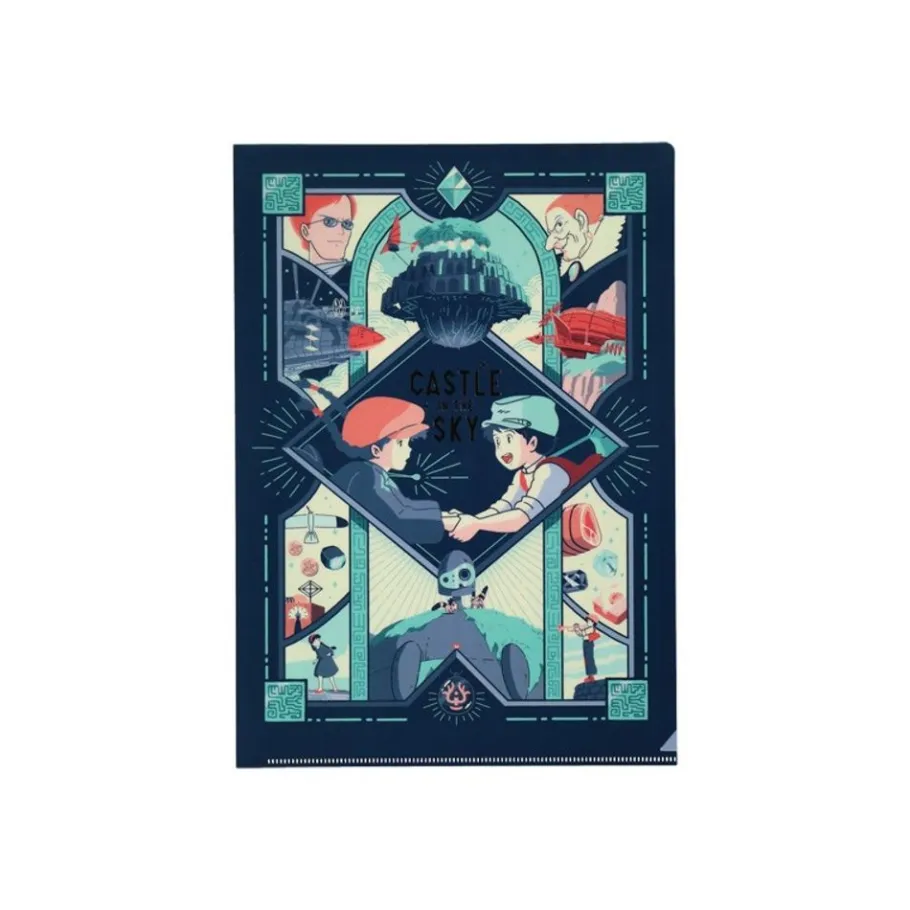 Maison Ghibli Art Deco Clear Folder A4 - Castle In The Sky