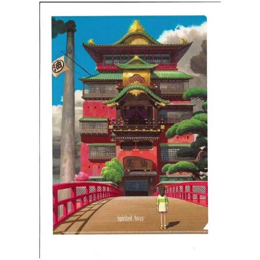 Maison Ghibli A4 Size Clear Folder Aburaya - Sprited Away