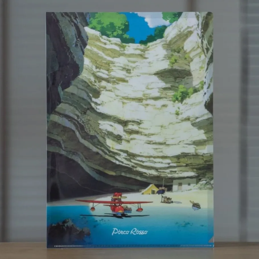 Maison Ghibli A4 Size Clear Folder Hiding Place Of Marco - Porco Rosso Sale