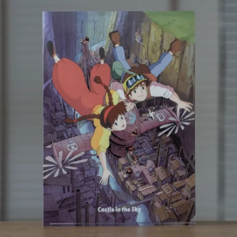 Maison Ghibli A4 Size Clear Folder Power Of Volucite Crystal - Castle In The Sky Hot