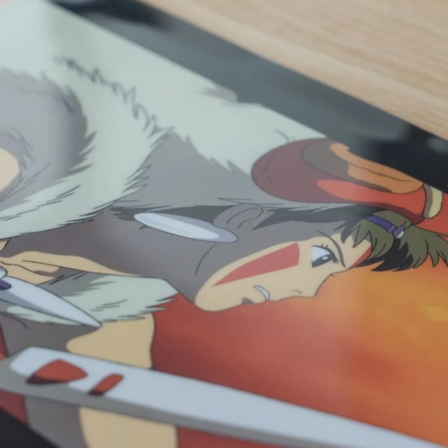 Maison Ghibli A4 Size Clear Folder The Fight - Princesse Mononoke