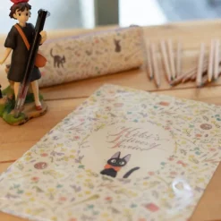Maison Ghibli A4 Size Clear With 3 Flaps Flowers - Kiki'S Delivery Service Best