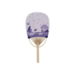 Maison Ghibli Bamboo Fan Chihiro & No Face - Spirited Away Hot
