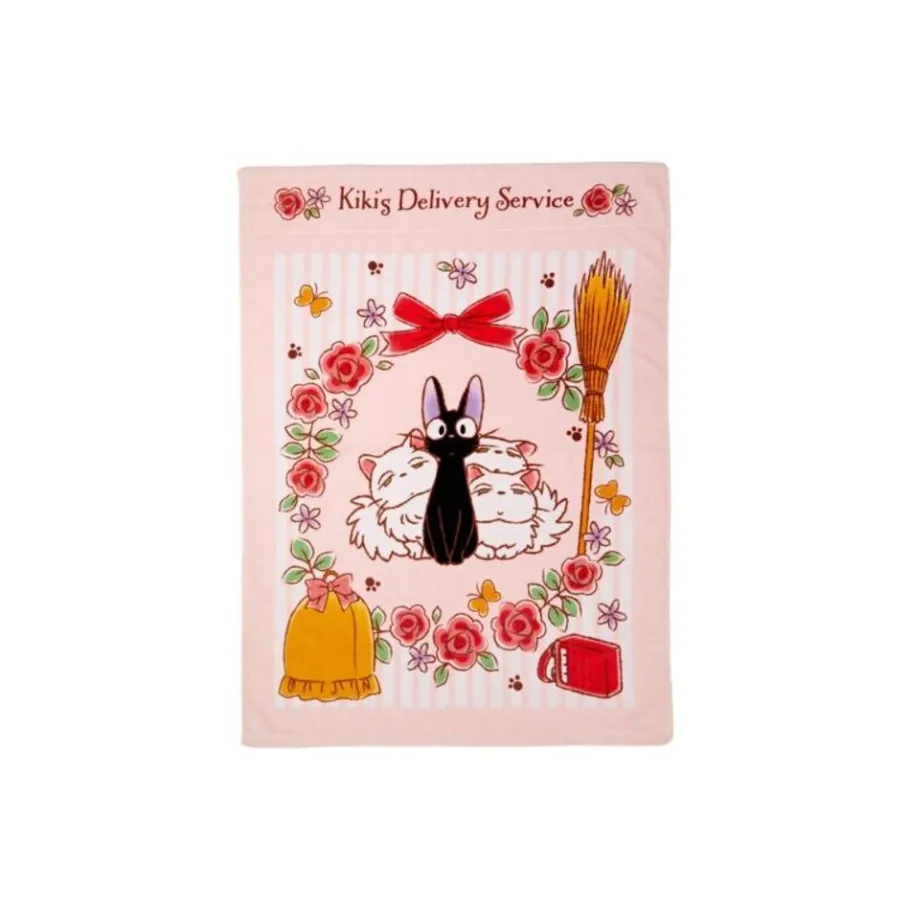 Maison Ghibli Beach Towel Jiji & Lily 85 X 115 Cm - Kiki'S Delivery Service Outlet