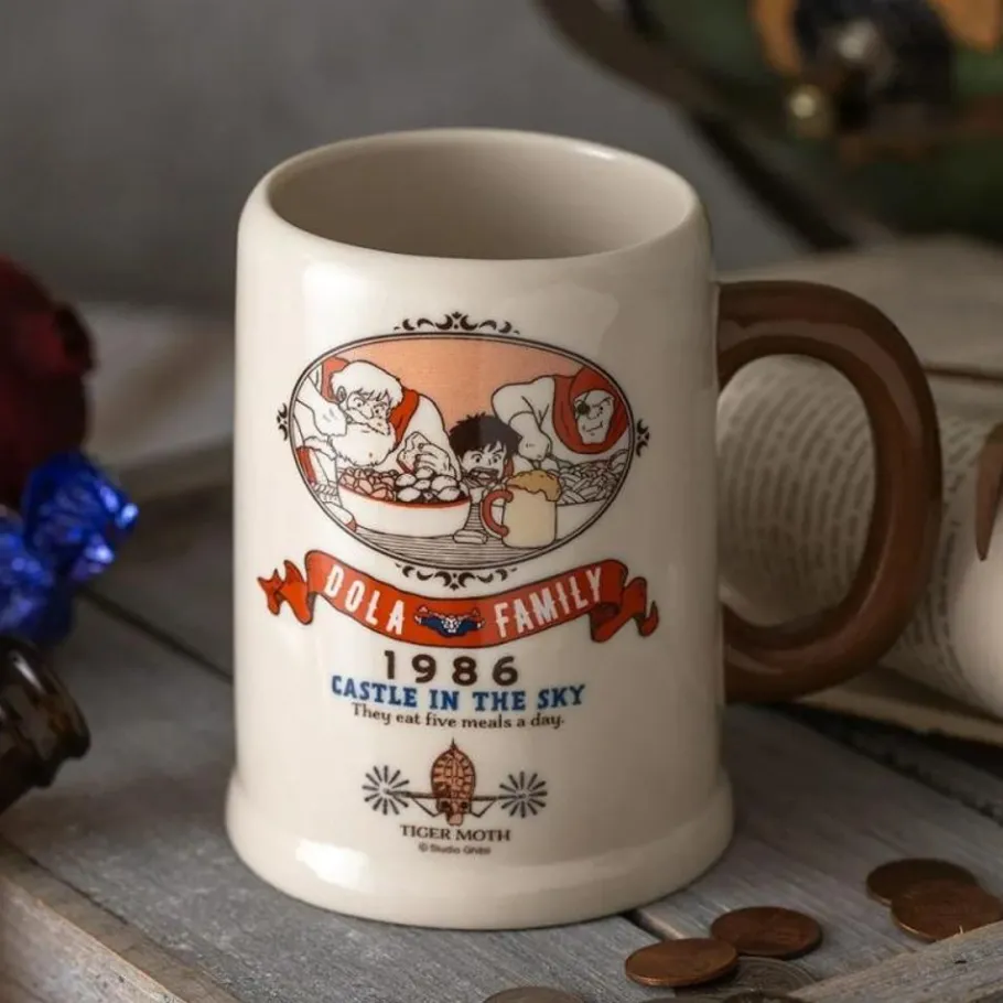 Maison Ghibli Beer Mug Dola'S Family - Castle In The Sky New