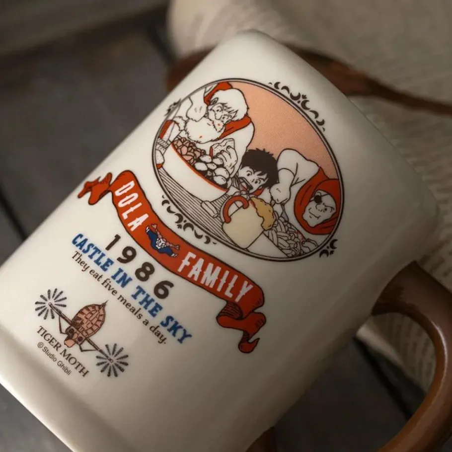 Maison Ghibli Beer Mug Dola'S Family - Castle In The Sky New