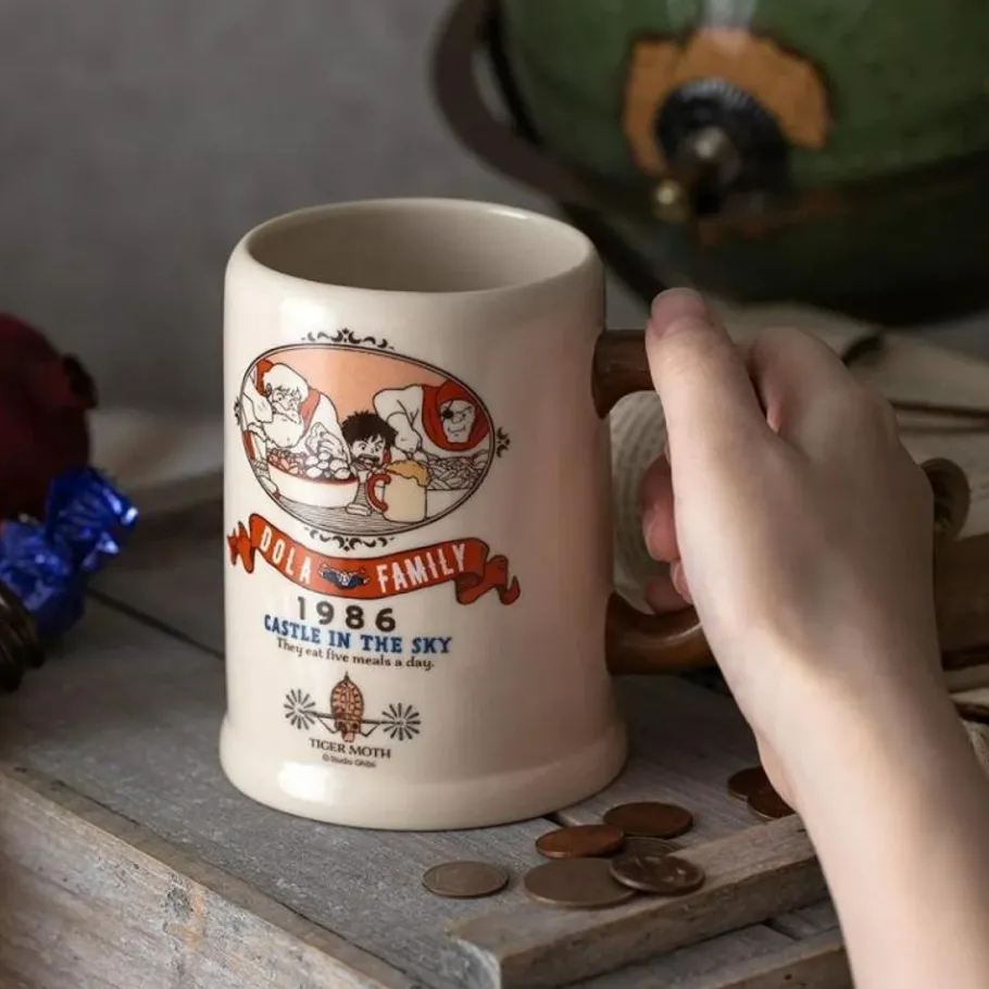 Maison Ghibli Beer Mug Dola'S Family - Castle In The Sky New