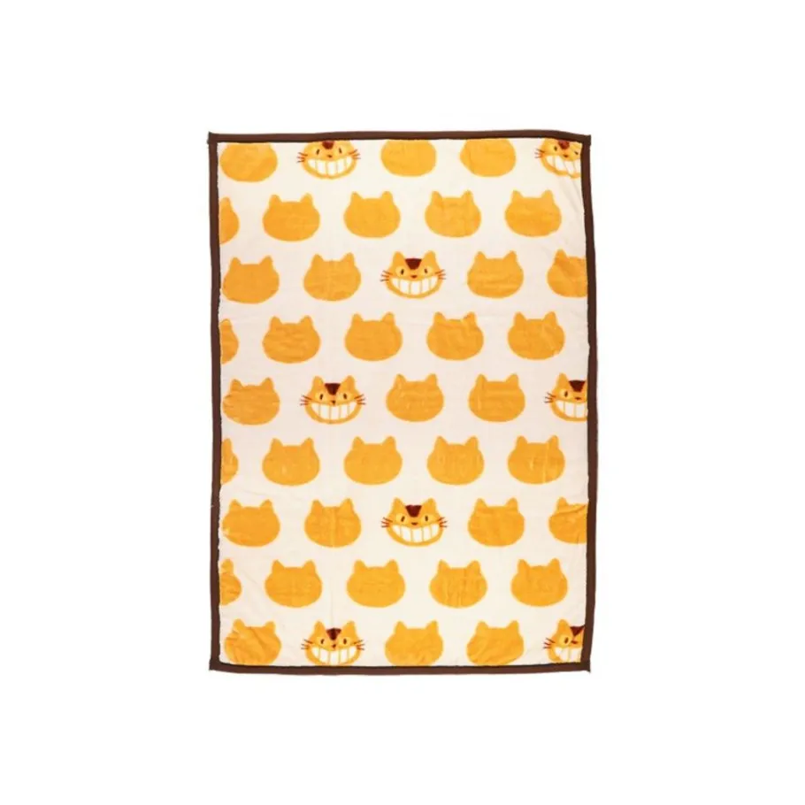 Maison Ghibli Blanket Catbus Silhouette 100X140 Cm - My Neighbor Totoro Sale