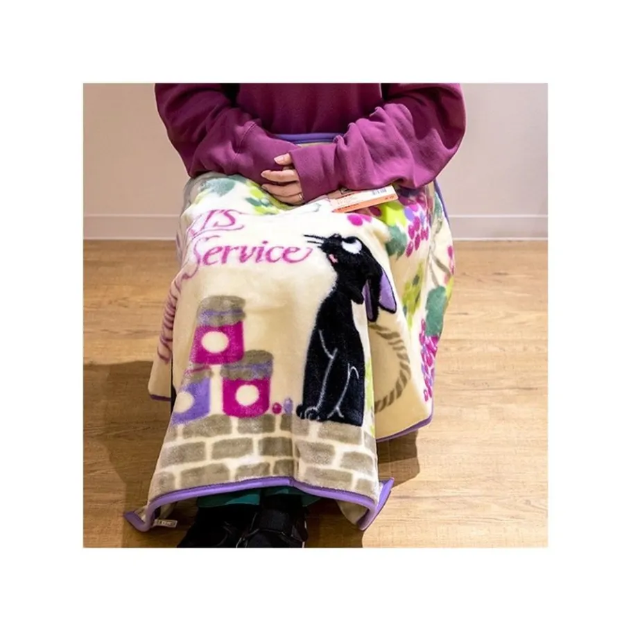 Maison Ghibli Blanket Jiji Grappes 70X100 Cm - Kiki'S Delivery Service New