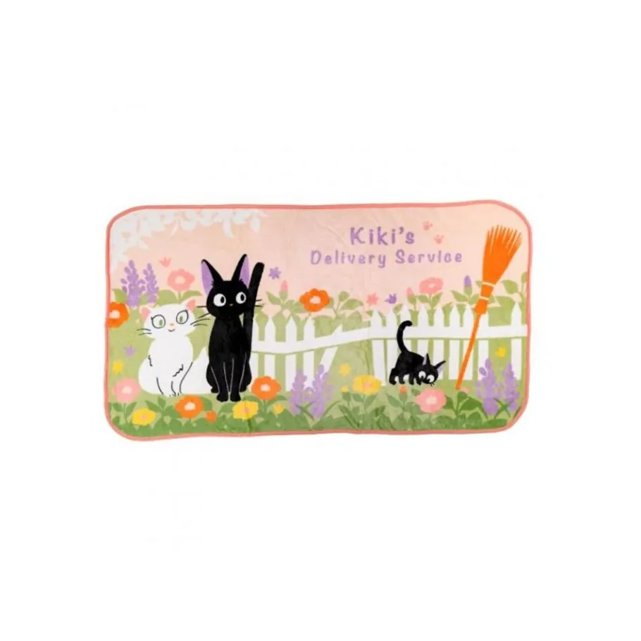 Maison Ghibli Blanket Jiji & Lily Strawberry Arch 80X150 Cm - My Neighbor Totoro Sale