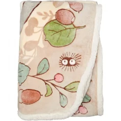 Maison Ghibli Blanket Rosehips And Hazelnuts 100X140 Cm - My Neighbor Totoro Clearance