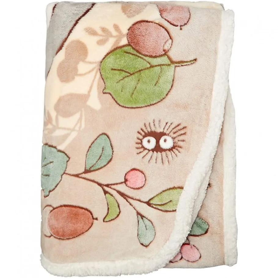 Maison Ghibli Blanket Rosehips And Hazelnuts 100X140 Cm - My Neighbor Totoro Clearance