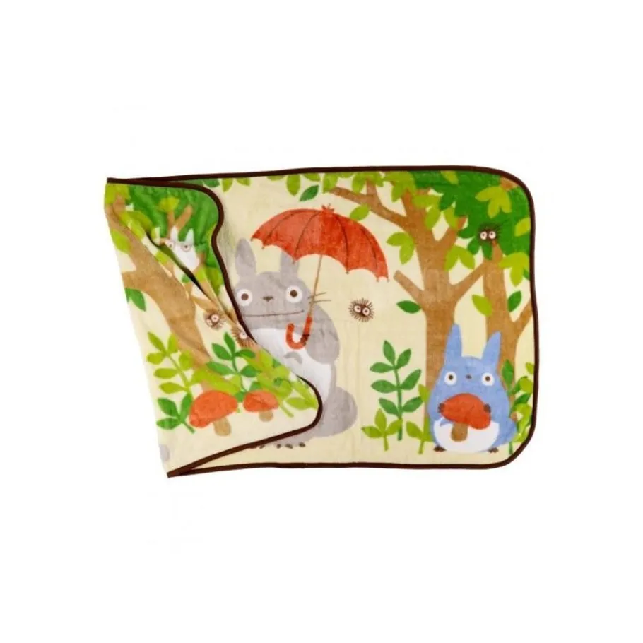 Maison Ghibli Blanket Totoro Bus Stop 80X150 Cm - My Neighbor Totoro New