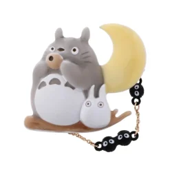 Maison Ghibli Brooch Totoro Ocarina Under The Moon - My Neighbor Totoro Hot
