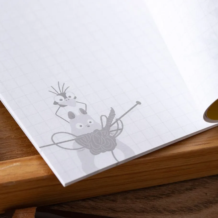 Maison Ghibli Carnet De Notes B6 Knitting Lesson - Spirited Away