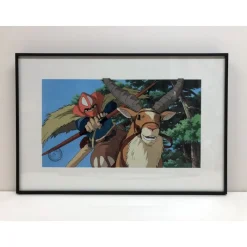 Maison Ghibli Cel Art Ashitaka Goes To Battle - Studio Ghibli Clearance