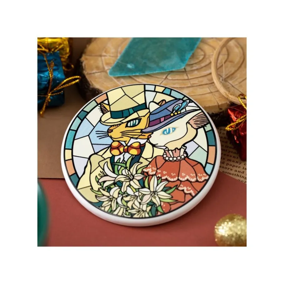 Maison Ghibli Ceramic Coaster Baron & Louise - Whisper Of The Heart Discount