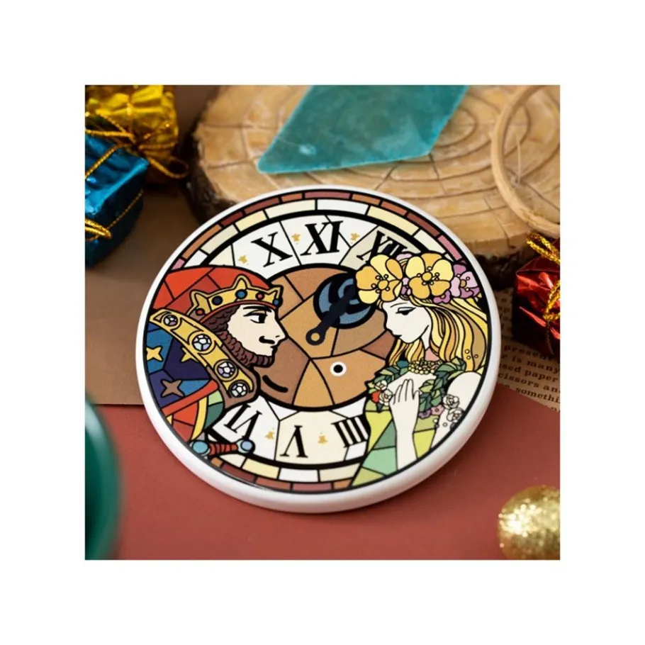 Maison Ghibli Ceramic Coaster King Of Dwarf & Princess - Whisper Of The Heart Clearance