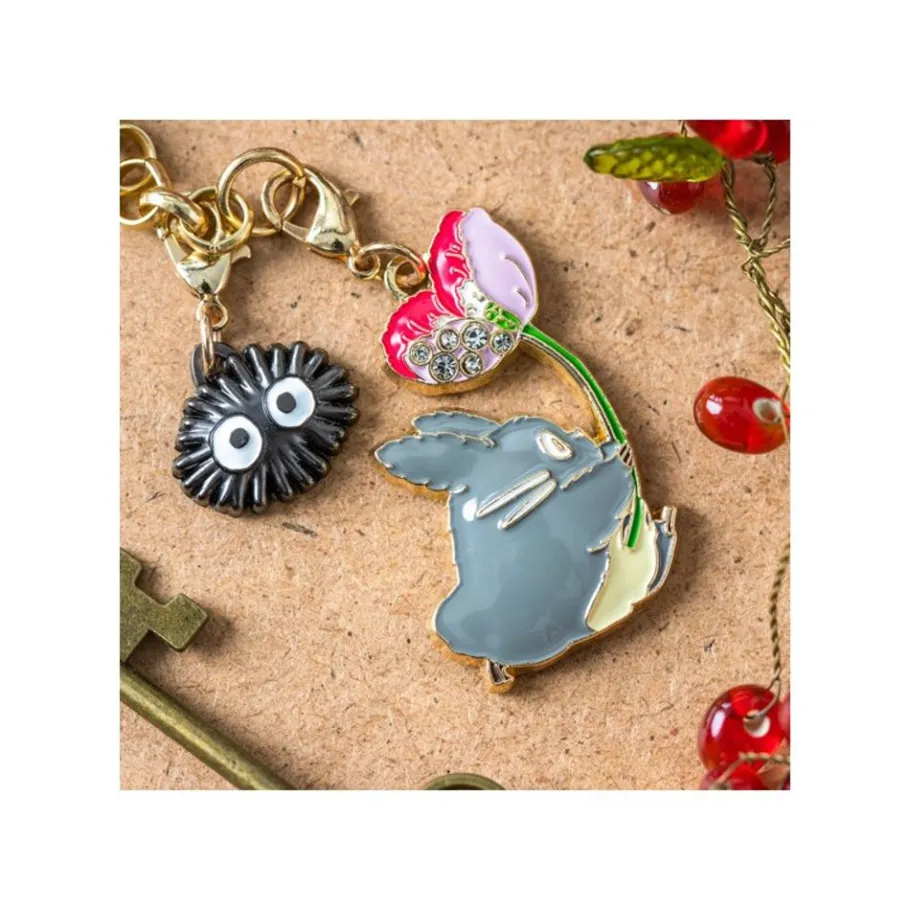 Maison Ghibli Charm Chain Big Totoro & Flower - My Neighbor Totoro Best