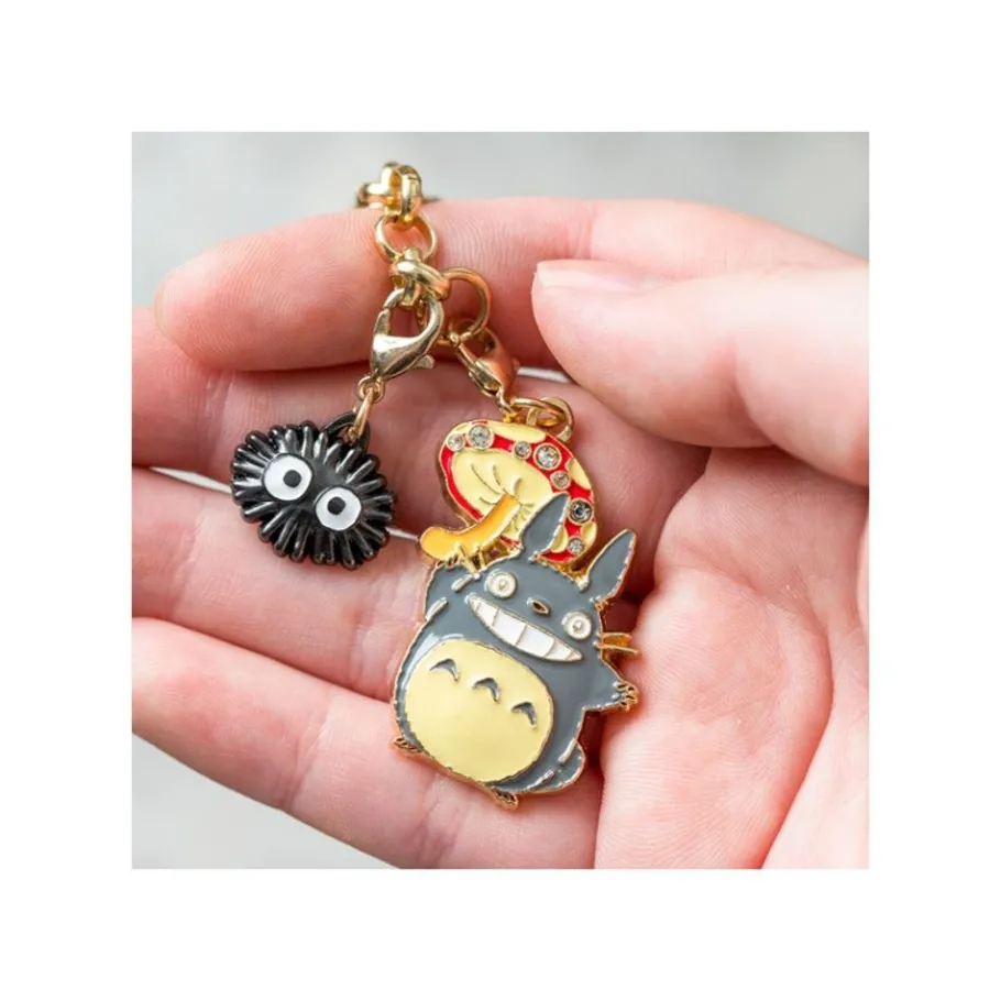 Maison Ghibli Charm Chain Big Totoro & Mushroom - My Neighbor Totoro New