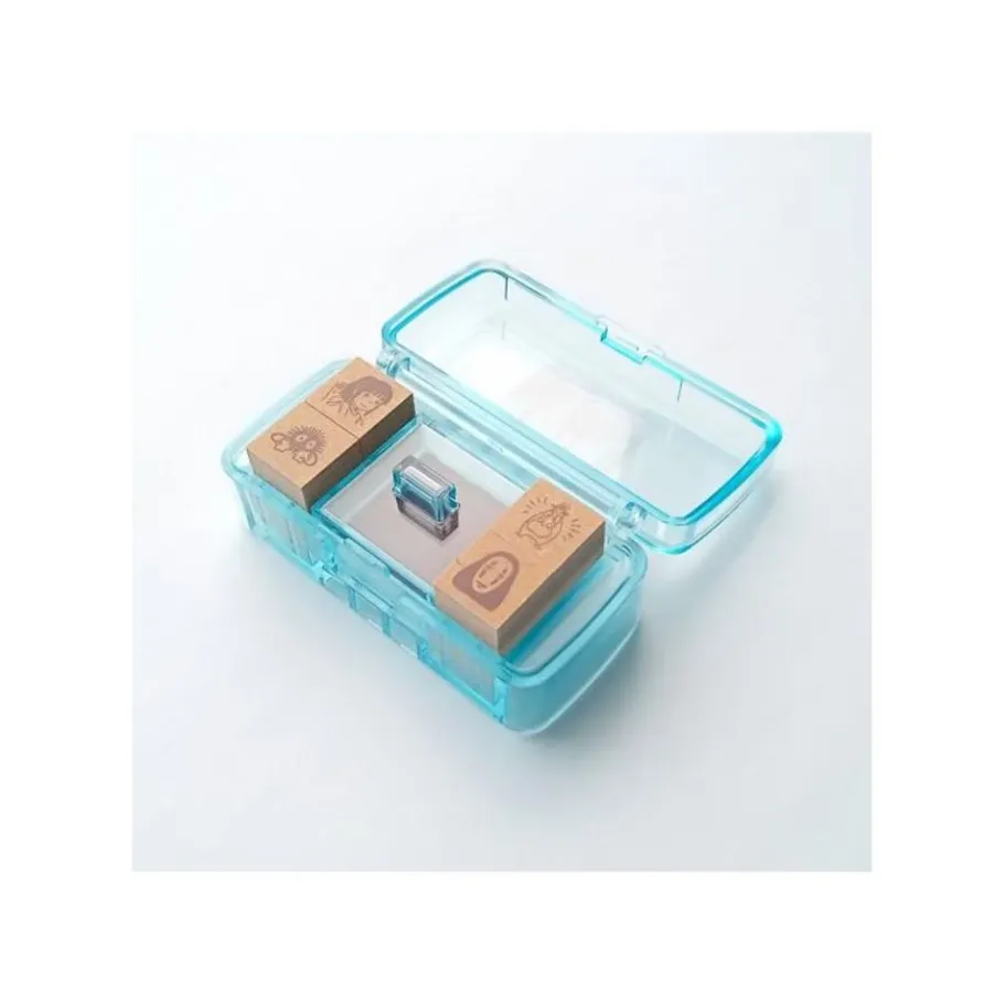 Maison Ghibli Chihiro Takes The Train Mini Stamp Set Blue - Spirited Away Clearance