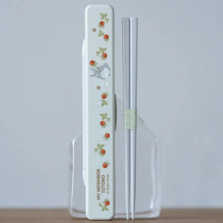 Maison Ghibli Chopsticks Box Set 18 Cm Rasberry Collection - My Neighbor Totoro Best