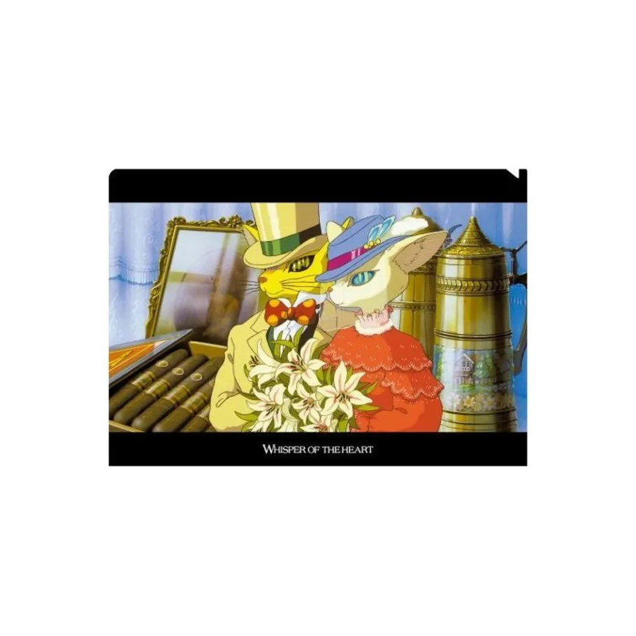 Maison Ghibli Clear File A4 Baron & Louise - Whisper Of The Heart
