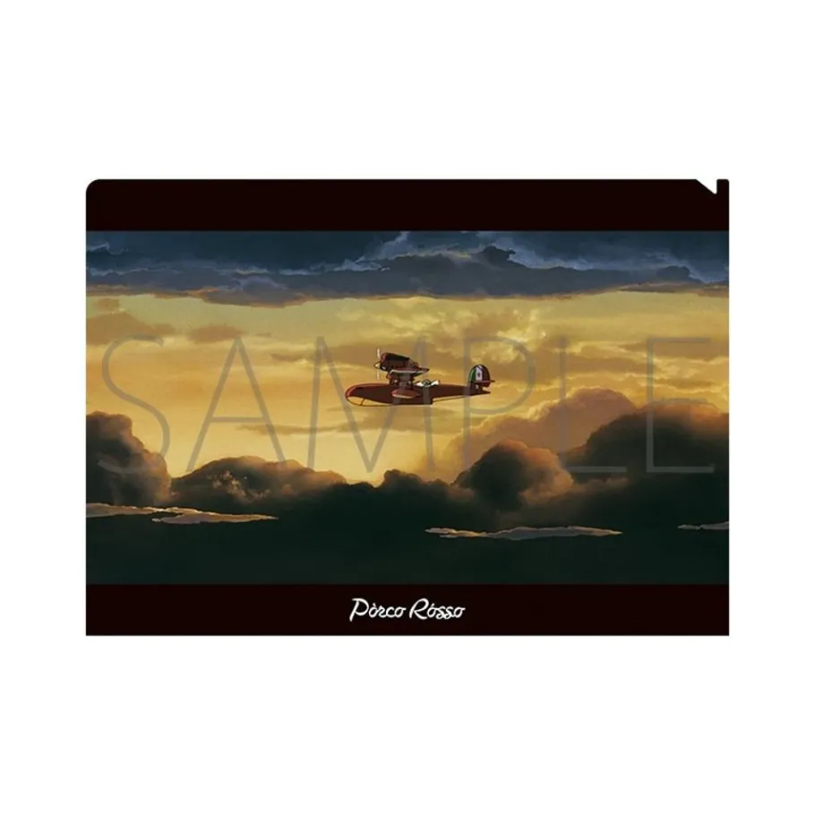 Maison Ghibli Clear Folder A4 Savoia Sunset - Porco Rosso Sale