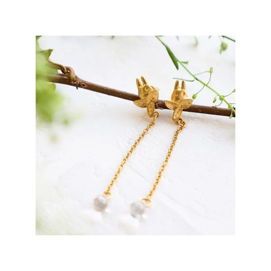 Maison Ghibli Clipped Earrings Small Totoro Drop Series - My Neighbor Totoro Best