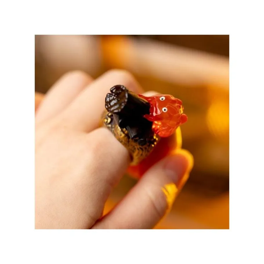 Maison Ghibli Collection Calcifer Assorted 6 Rings - Howl'S Moving Castle New