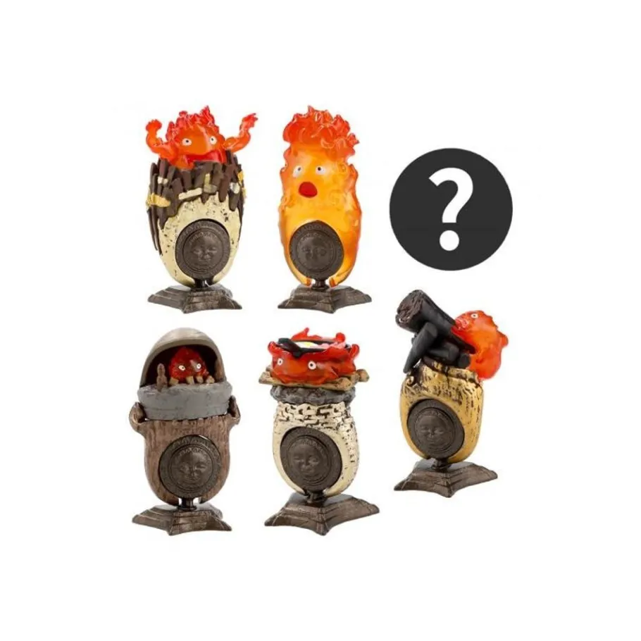 Maison Ghibli Collection Calcifer Assorted 6 Rings - Howl'S Moving Castle New