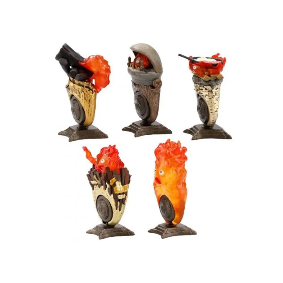 Maison Ghibli Collection Calcifer Assorted 6 Rings - Howl'S Moving Castle New