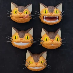 Maison Ghibli Collection Catbus Faces Assorted 6 Magnets - My Neighbor Totoro Hot