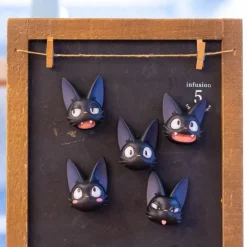 Maison Ghibli Collection Jiji Assorted 6 Magnets - Kiki'S Delivery Service New