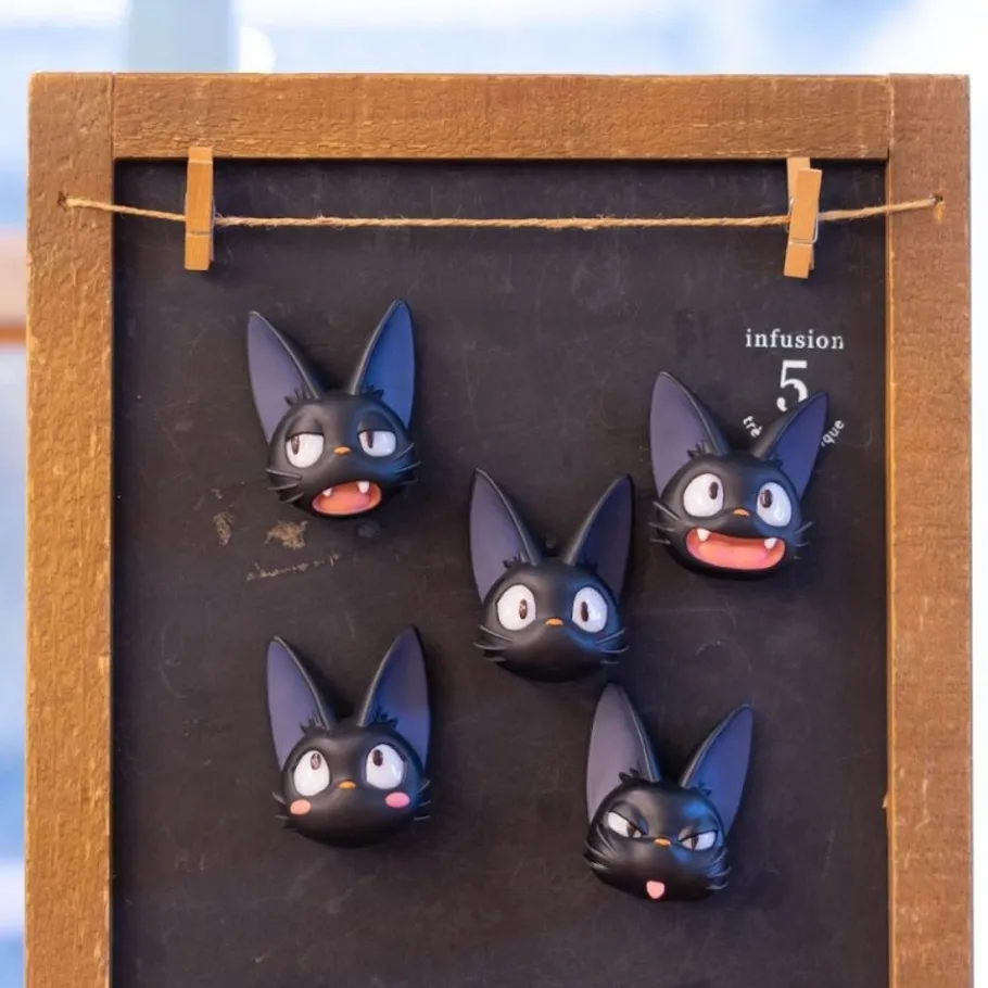 Maison Ghibli Collection Jiji Assorted 6 Magnets - Kiki'S Delivery Service New