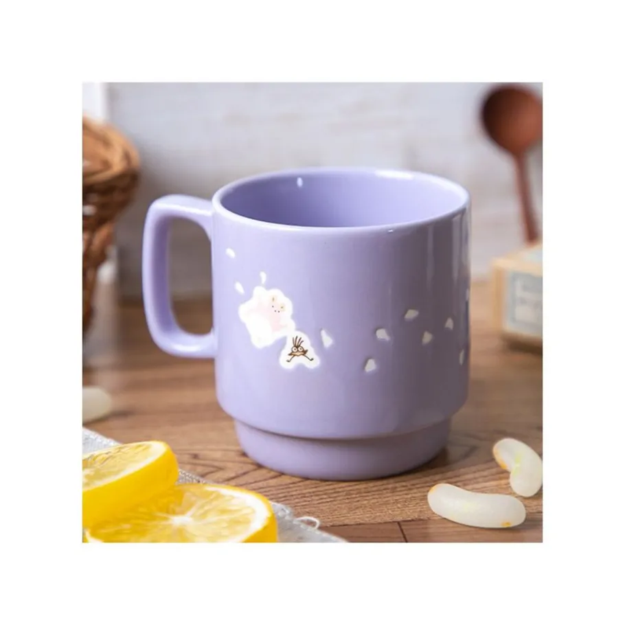 Maison Ghibli Coloful Embossed Mug Kiki Chihiro & Haku - Spirited Away