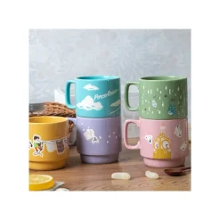 Maison Ghibli Coloful Embossed Mug Kiki Chihiro & Haku - Spirited Away