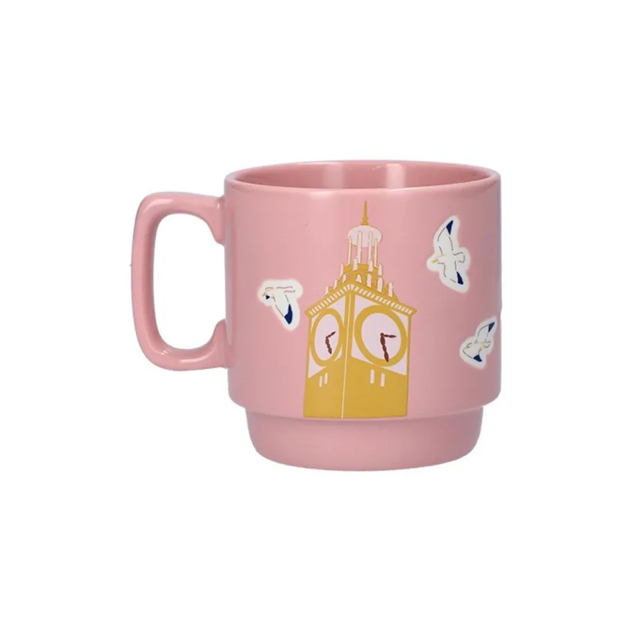 Maison Ghibli Coloful Embossed Mug Kiki On Her Broom - Kiki'S Delivery Service Best