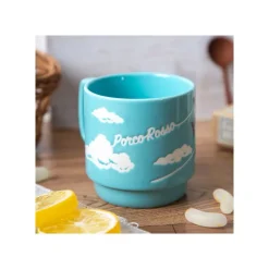 Maison Ghibli Coloful Embossed Mug Savoia - Porco Rosso Best