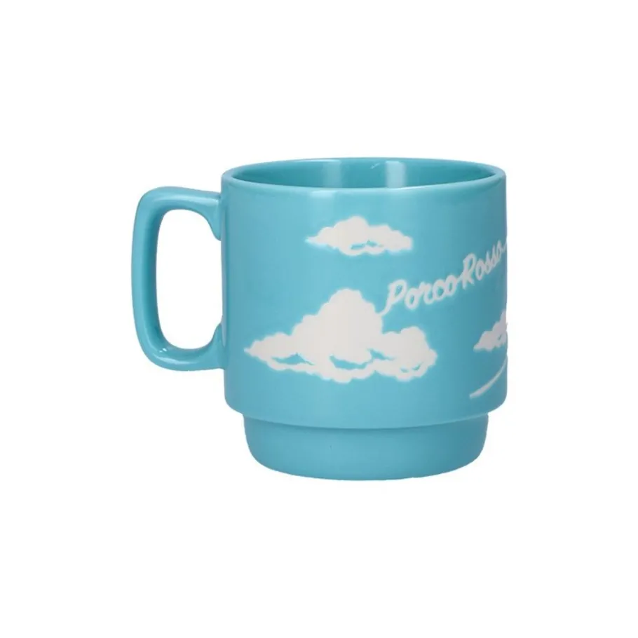 Maison Ghibli Coloful Embossed Mug Savoia - Porco Rosso Best