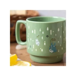 Maison Ghibli Coloful Embossed Mug Totoro Holding Umbrella - My Neighbor Totoro Best