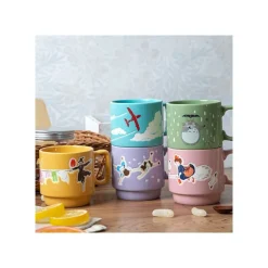 Maison Ghibli Coloful Embossed Mug Totoro Holding Umbrella - My Neighbor Totoro Best