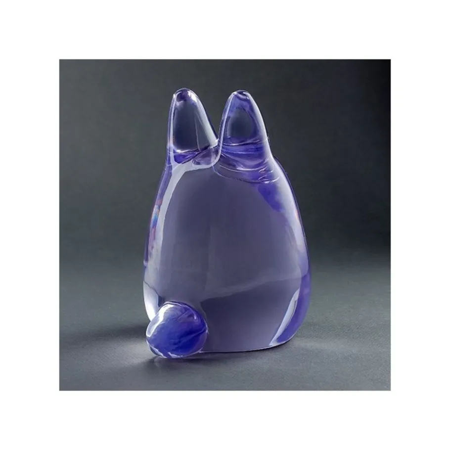 Maison Ghibli Crystal Figurine Transparent Small Totoro Purple - My Neighbor Totoro Outlet