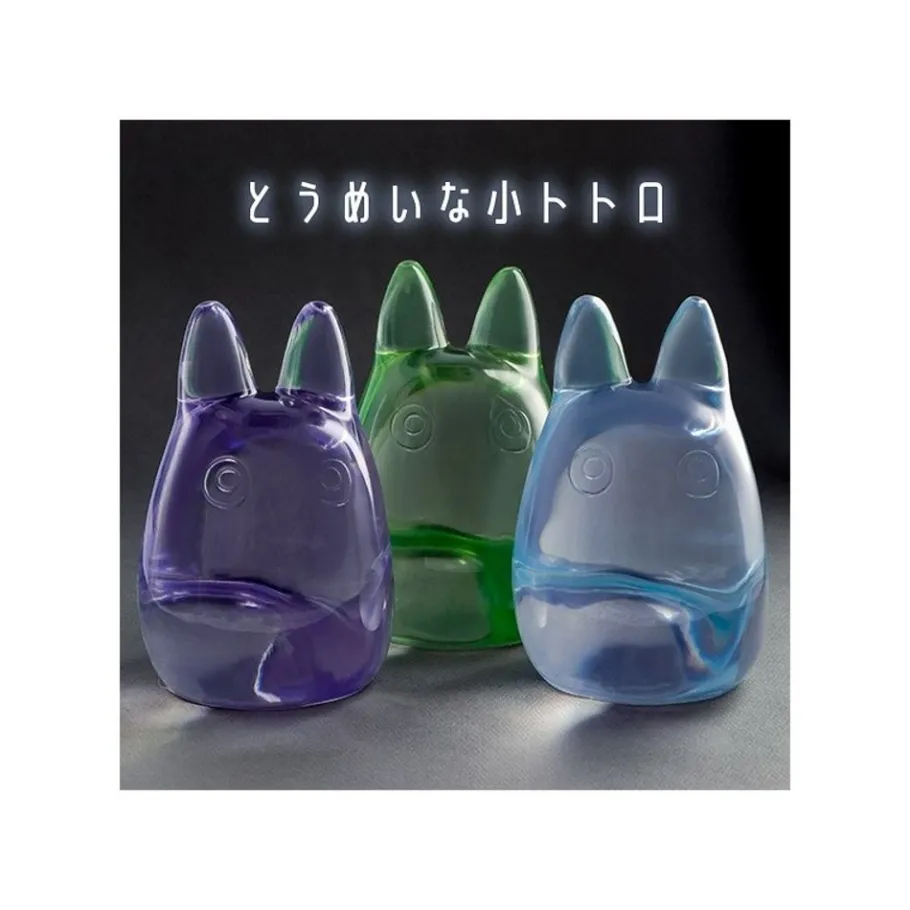 Maison Ghibli Crystal Figurine Transparent Small Totoro Purple - My Neighbor Totoro Outlet